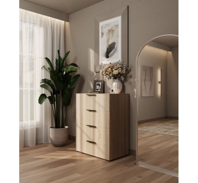 Kommode Aura Helle Sonoma-Eiche
