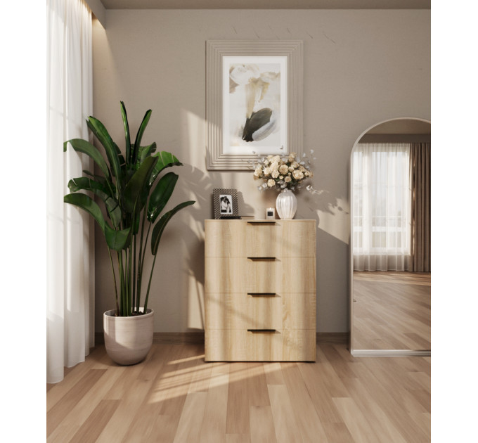 Kommode Aura Helle Sonoma-Eiche