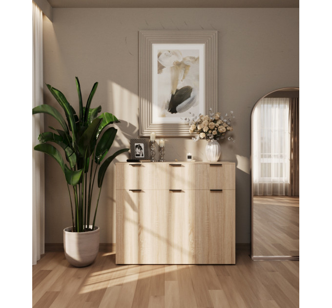 Kommode Prestige Helle Sonoma-Eiche