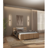 Bett Monvero Helle Sonoma-Eiche 1200