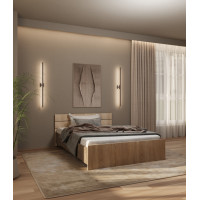 Bett Lunaro Helle Sonoma-Eiche 120х200