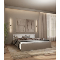 Bett Lunaro Schneeweiß NEW 160х200