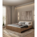 Bett Lunaro Helle Sonoma-Eiche 160х200