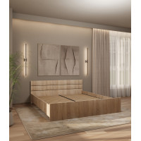 Bett Lunaro Helle Sonoma-Eiche 160х200