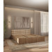 Bett Lunaro Helle Sonoma-Eiche 160х200