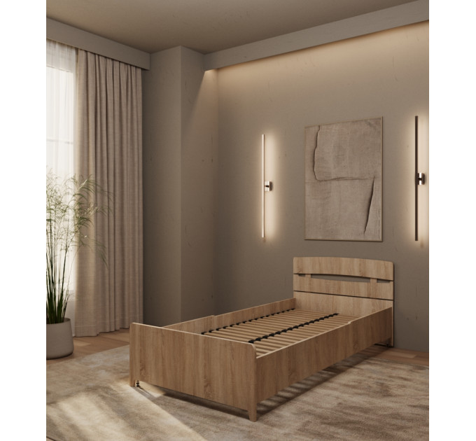 Bett Monvero Helle Sonoma-Eiche 900