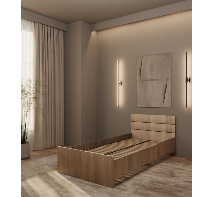 Bett Lunaro Helle Sonoma-Eiche 90х200