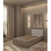 Bett Lunaro Schneeweiß NEW 90х200