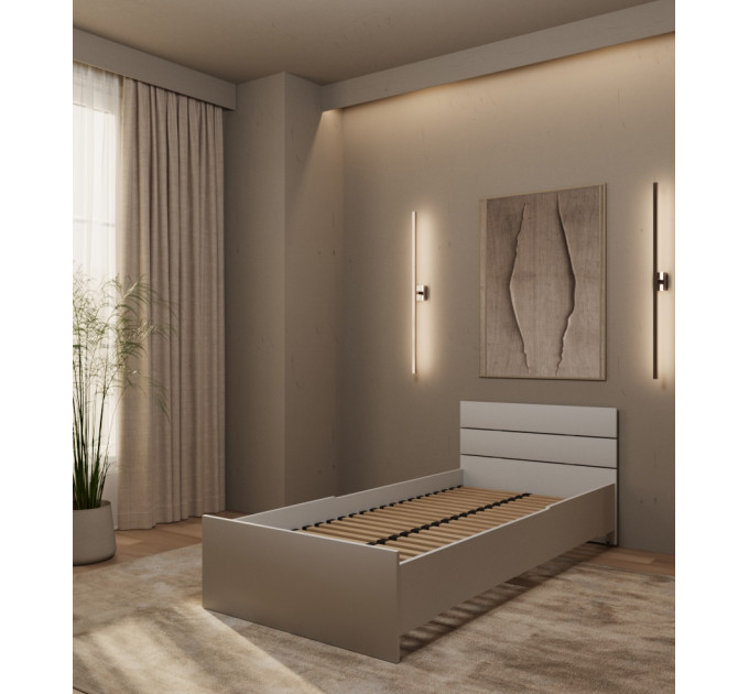 Bett Lunaro Schneeweiß NEW 90х200