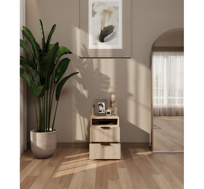 Bedside Table 1 Light Sonoma Oak
